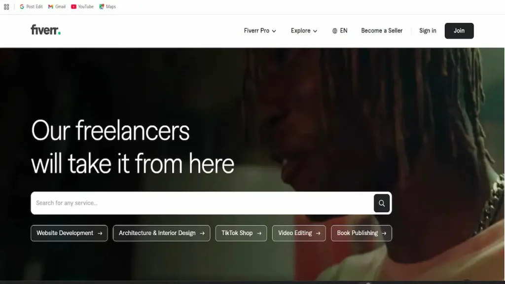 fiverr login